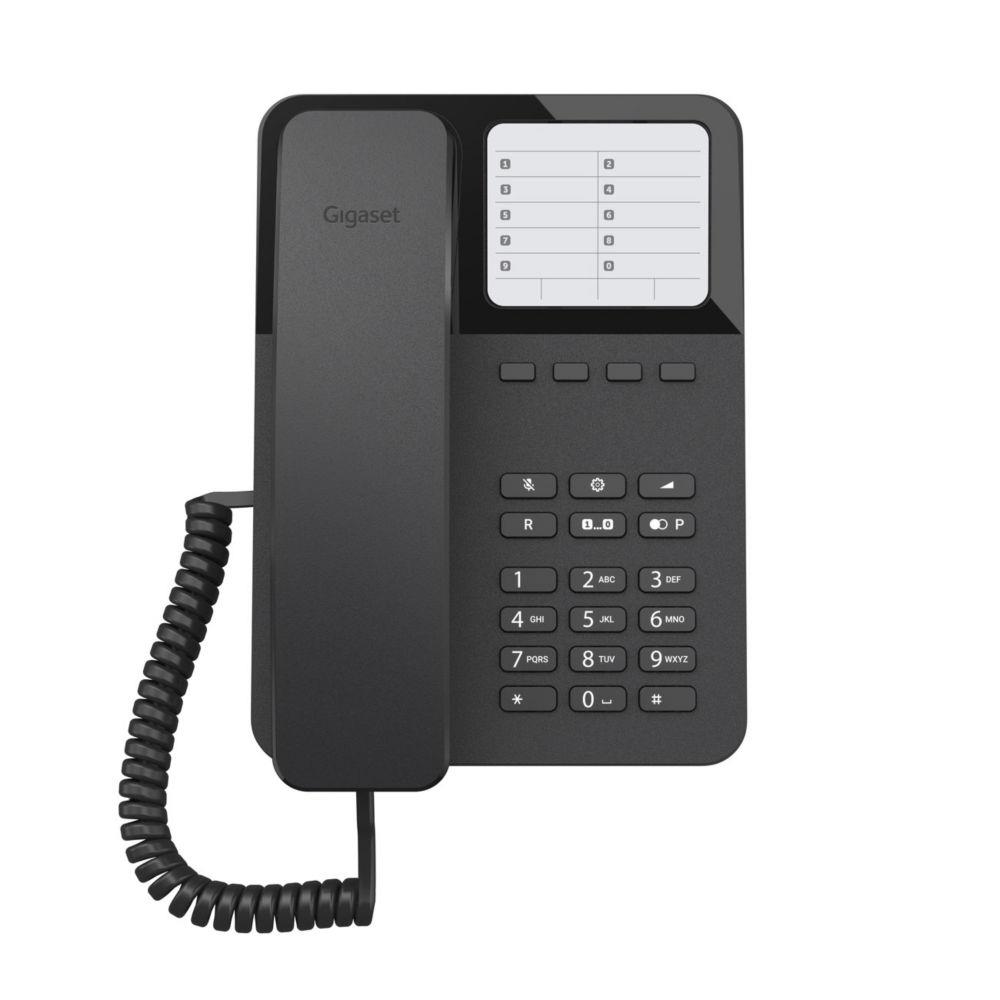 Gigaset desk 400 tlphone analogique noir