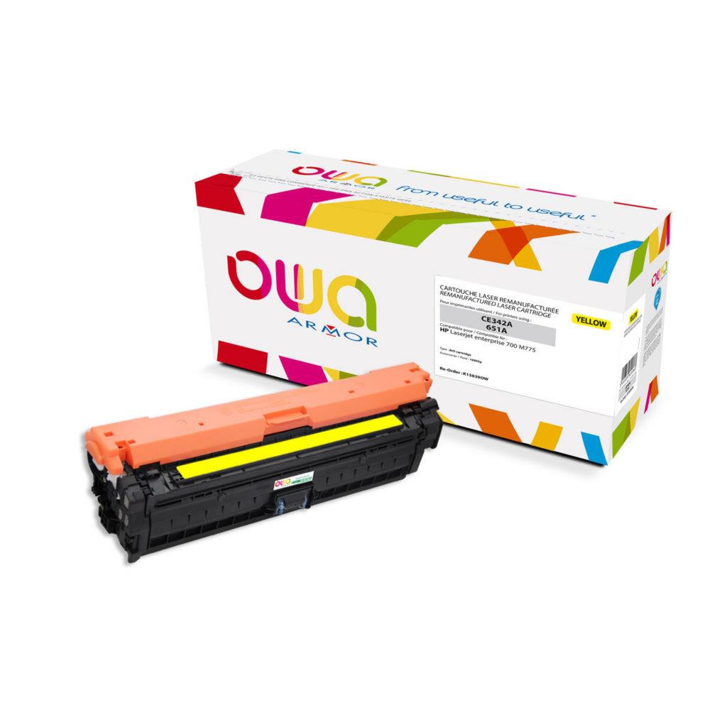 Cartouches de toner - Armor k15839ow cartouche de toner 1 pice(s) compatible jaune