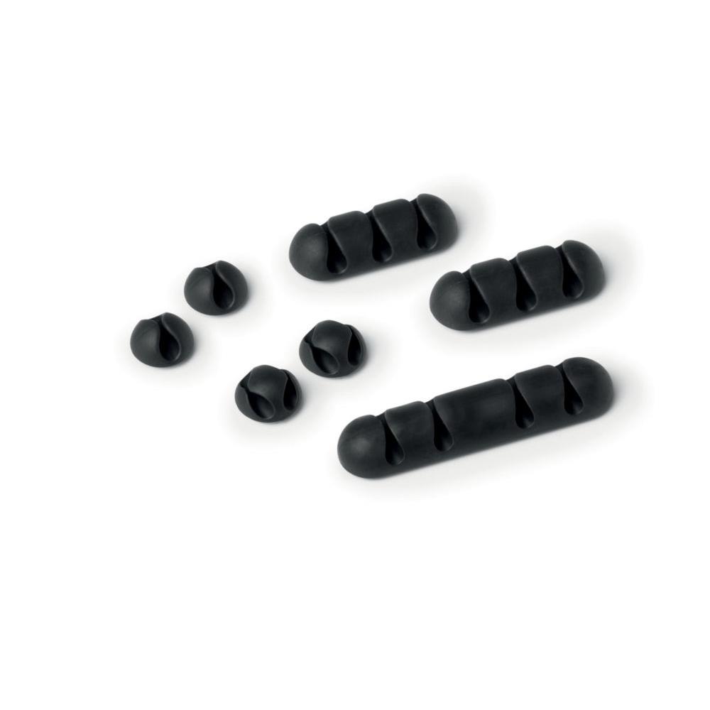 Attache-cble adhsif Durable Cavoline Clip Mix - Assortiment 7 clips - Anthracite (paquet 7 units)