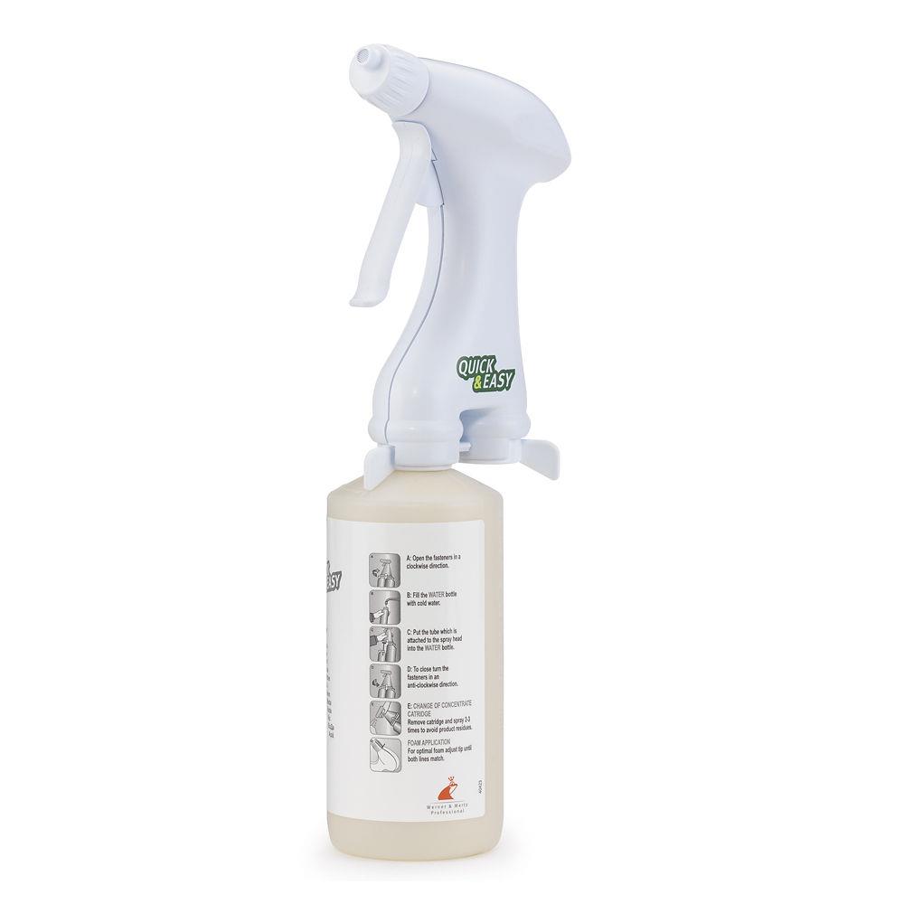 Spray dgraissant multi-usages cuisine Green care Quick & Easy + recharge eau 325 ml