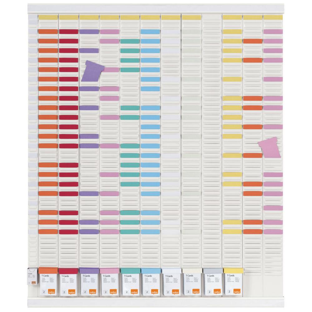 Planning  fiches T2 Nobo - 13 colonnes - 80 x 96 cm