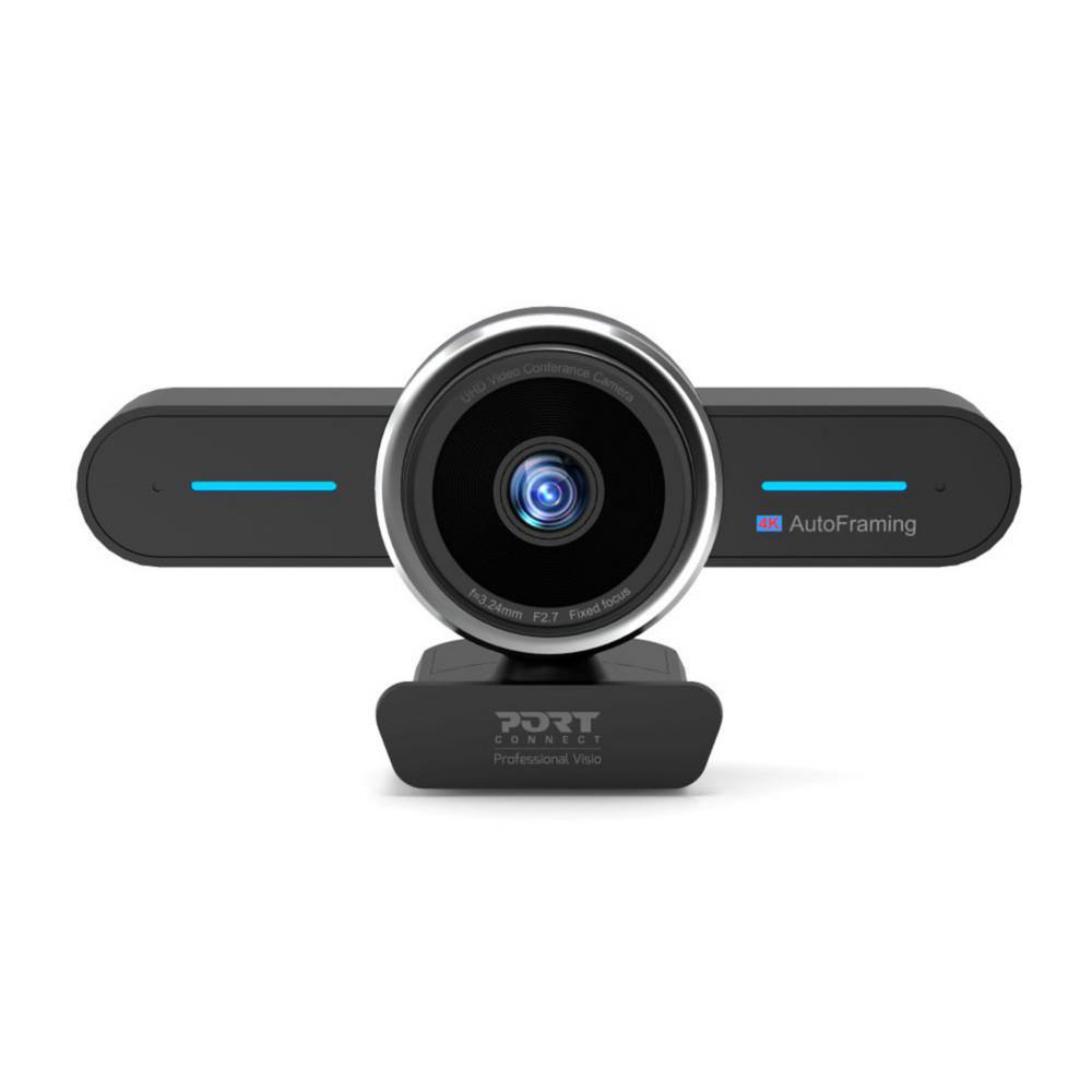 Mini camra 4K pour confrence Port Connect avec recadrage automatique IA et son omnidirectionnel - 5 personnes - Noir