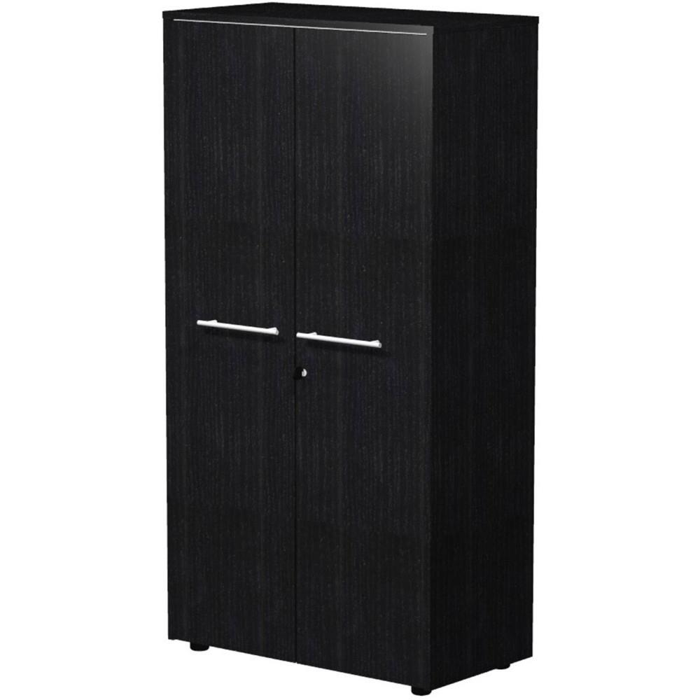 Meuble haut cho H158 cm 2 portes - Frne noir