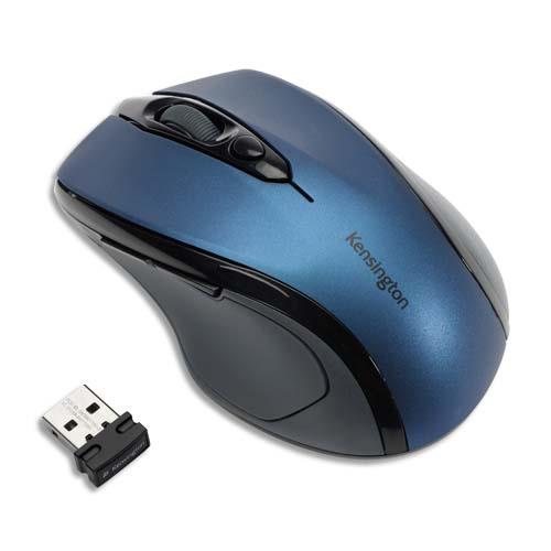 Kensington souris sans fil taille moyenne pro fit - bleu saphir