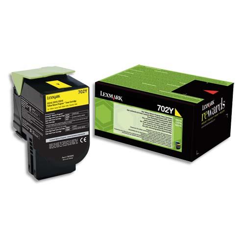 Cartouches de toner - Lexmark 702y r cartouche de toner 1 pice(s) original jaune