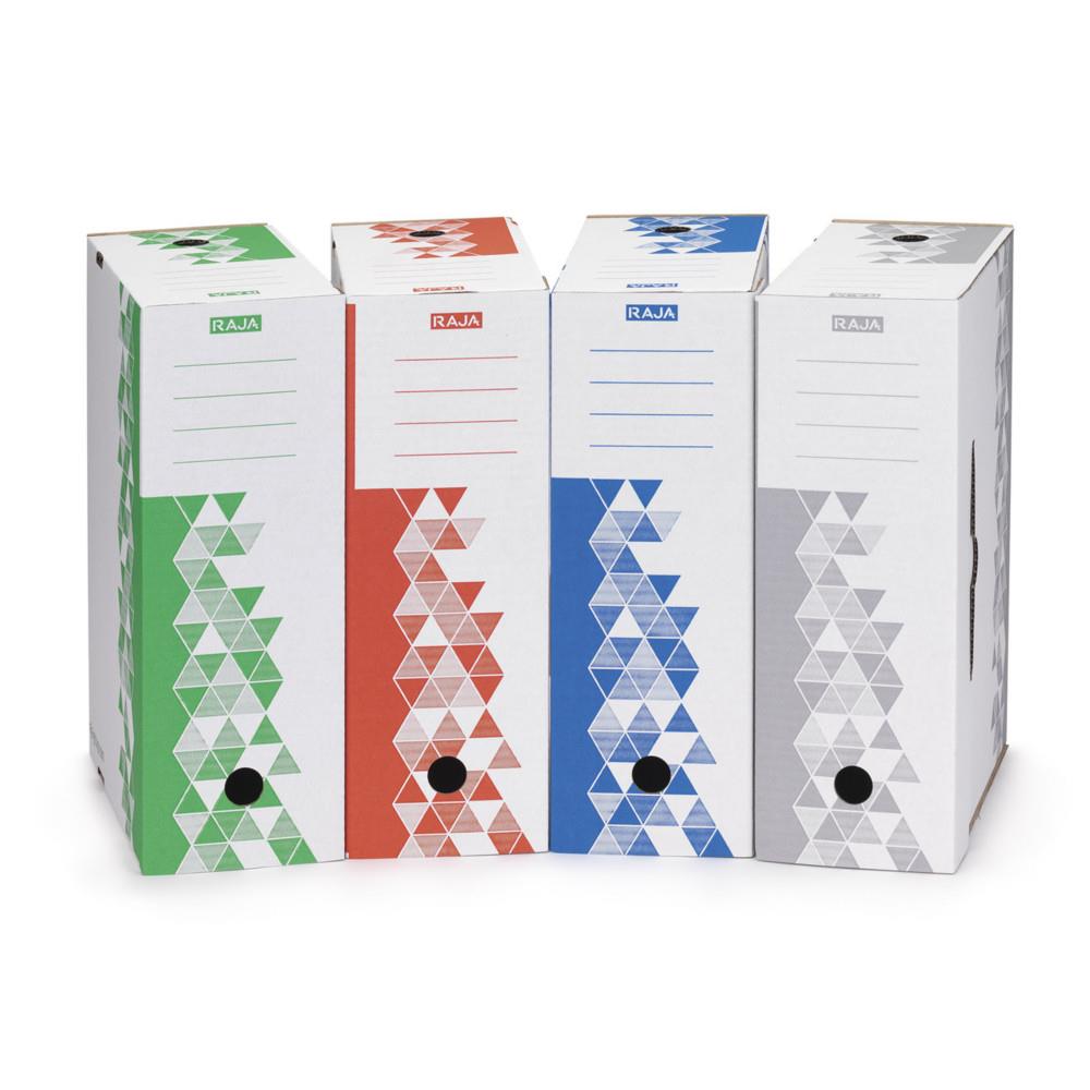 Bo�te archives Mondoffice Premium - Dos 12 cm - Coloris assortis - Lot de 10