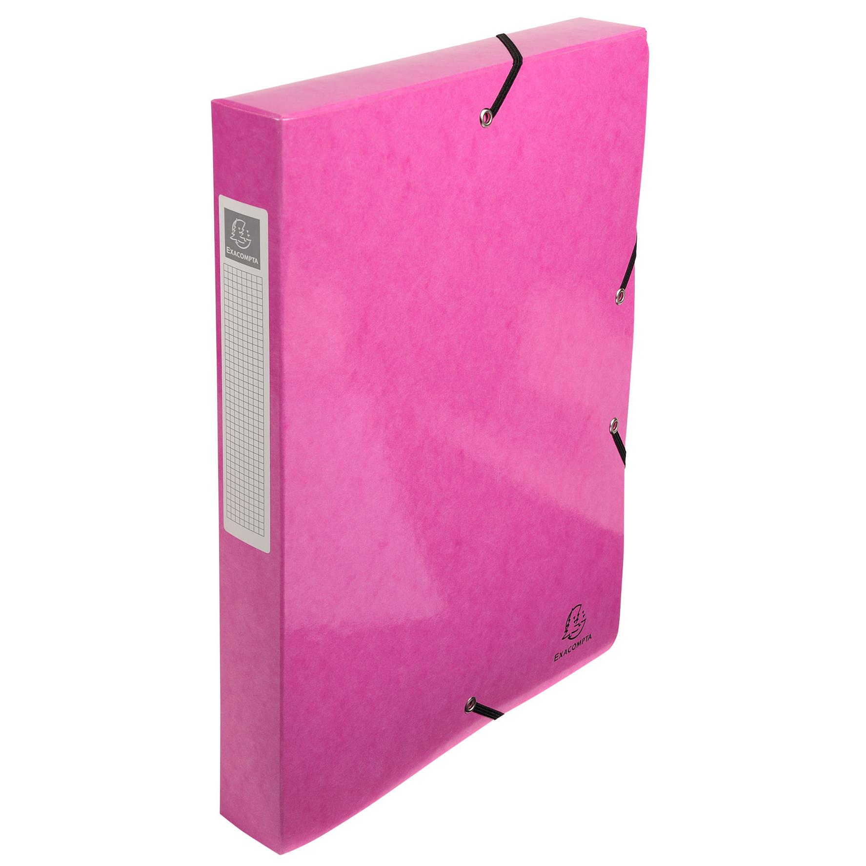 Bote de classement Exacompta Iderama - carte pellicule 7/10e - dos 4 cm - rose