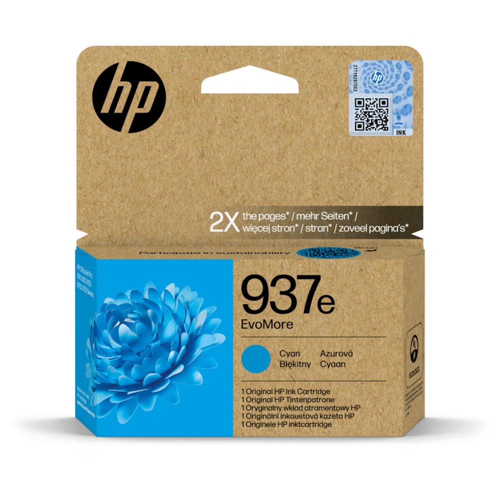 Cartouches pour imprimantes - Hp 937e cartouche d'encre authentique cyan evomore