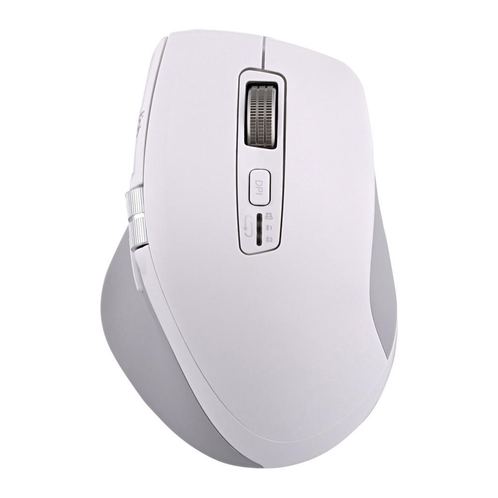 Souris sans fil TNB rechargeable droitier INFINITEPRO - Bluetooth + Dongle USB-A 2,4 GHz - Blanc