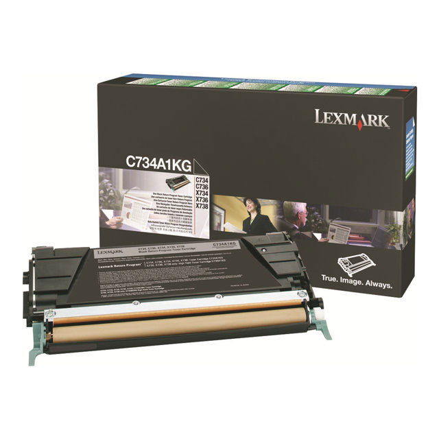 Cartouches de toner - Lexmark c734a1kg cartouche de toner 1 pice(s) original noir