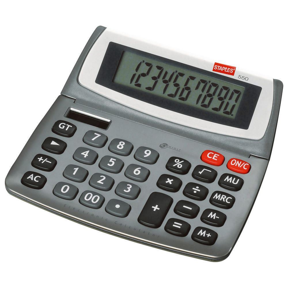 Calculatrice de bureau 550 10 chiffres Achat pas cher