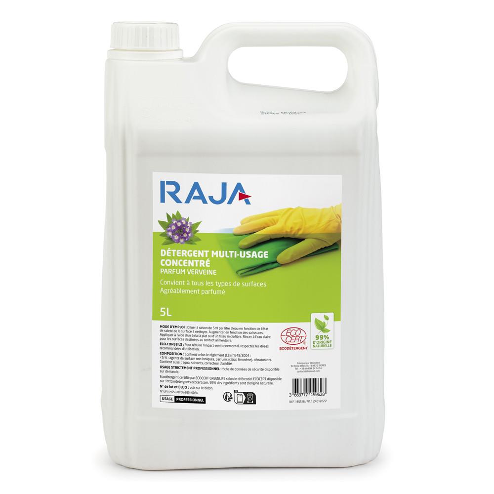 Dtergent multi-usages concentr Mondoffice - parfum Verveine - Bidon 5L