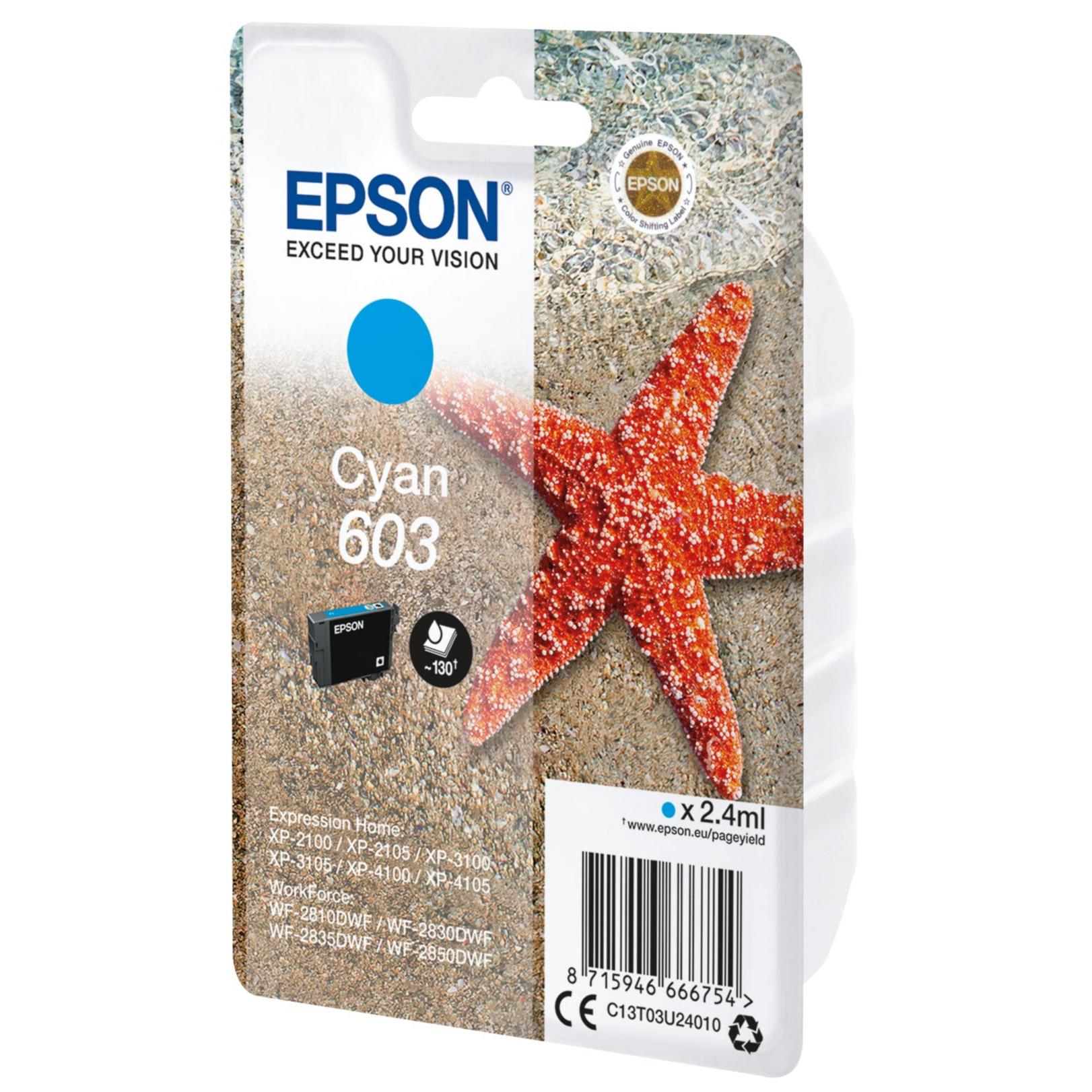 Cartouches pour imprimantes - Epson singlepack cyan 603 ink