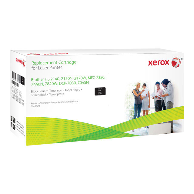 Cartouches de toner - Toner remanufactur mono everyday de xerox compatible avec brother tn2120, grande capacit