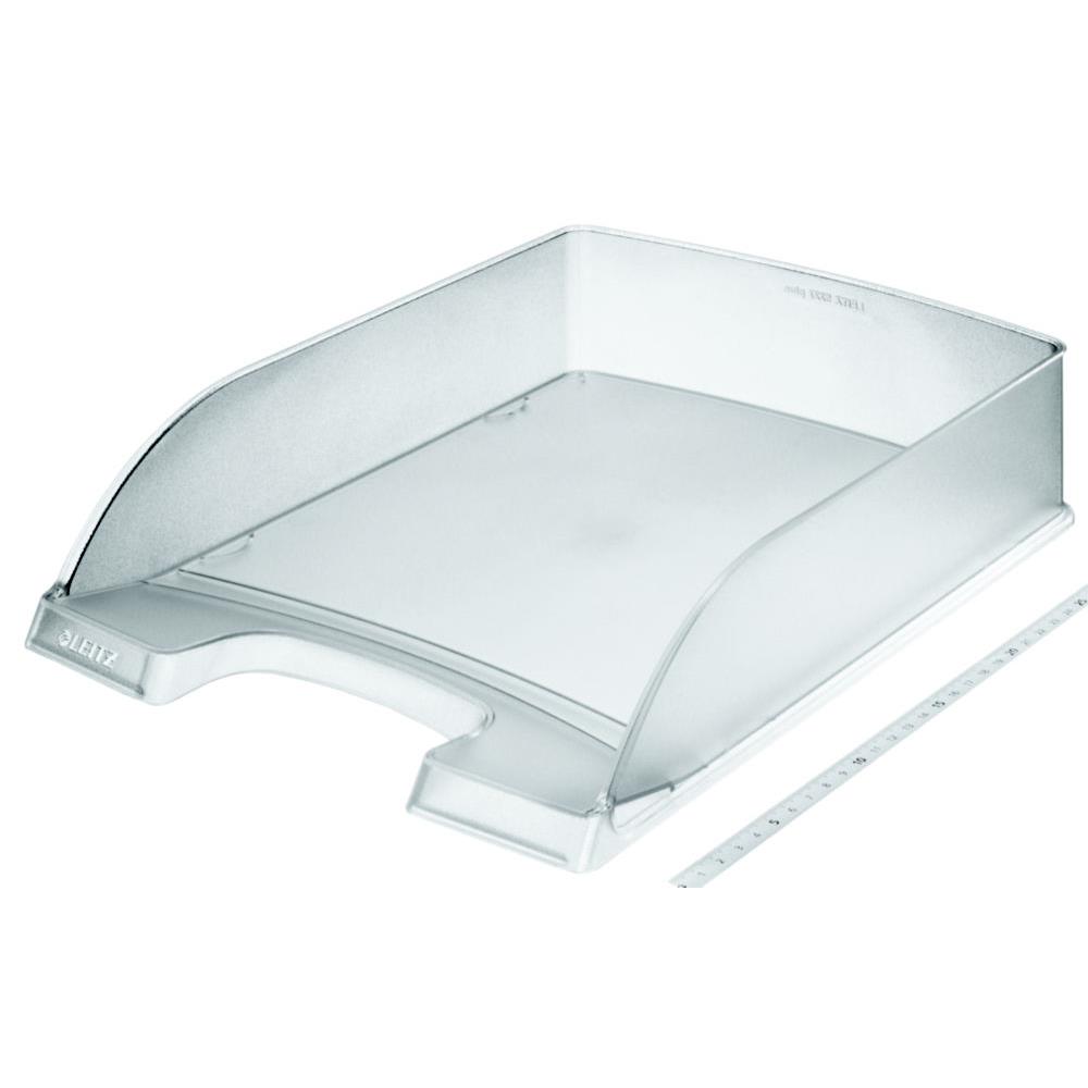 Bac  courrier Leitz Plus Standard - empilable - A4 - 255 x 357 x 70 mm - polystyrne - transparent
