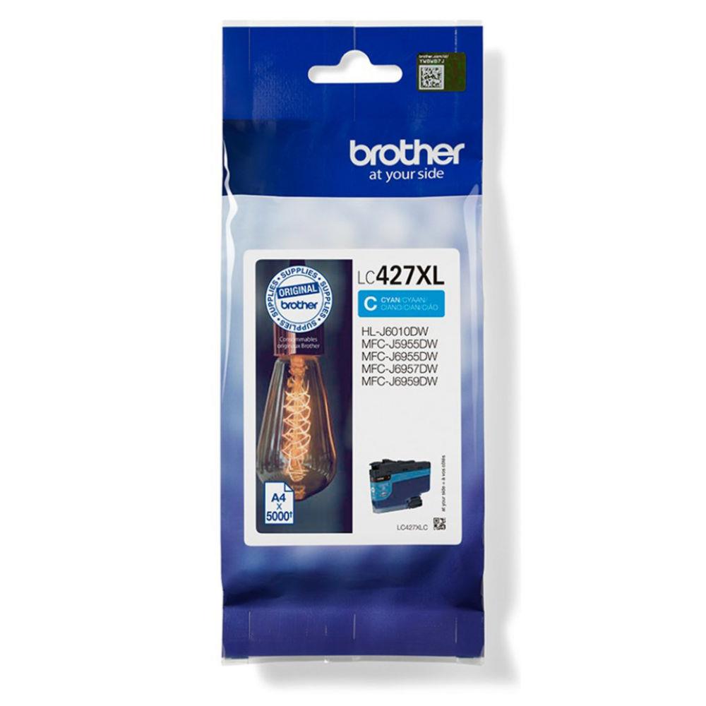 Cartouches pour imprimantes - Brother lc427xlc - cartouche d'encre originale - cyan