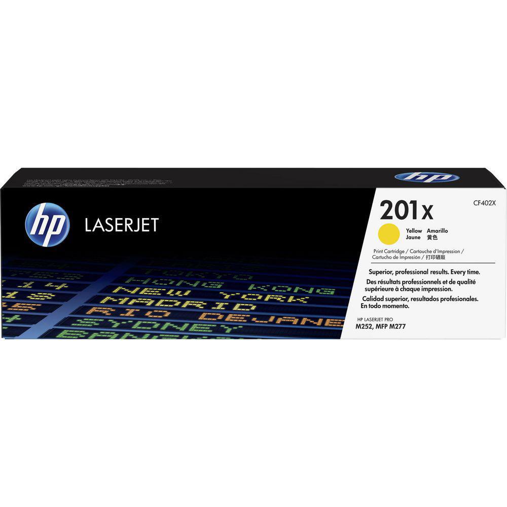 Cartouches de toner - Hp 201x toner laserjet jaune grande capacit authentique