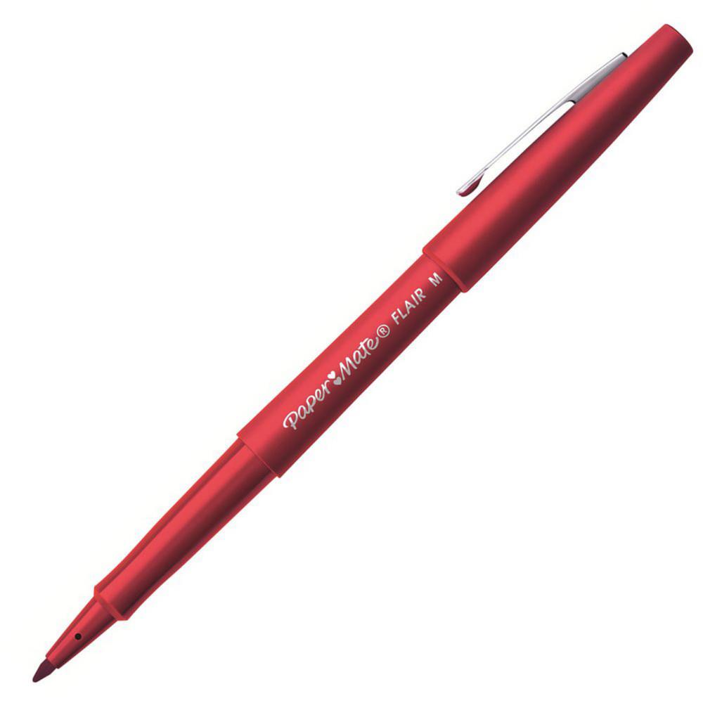 Papermate Nylon Flair - pointe moyenne - 0,8 mm - rouge