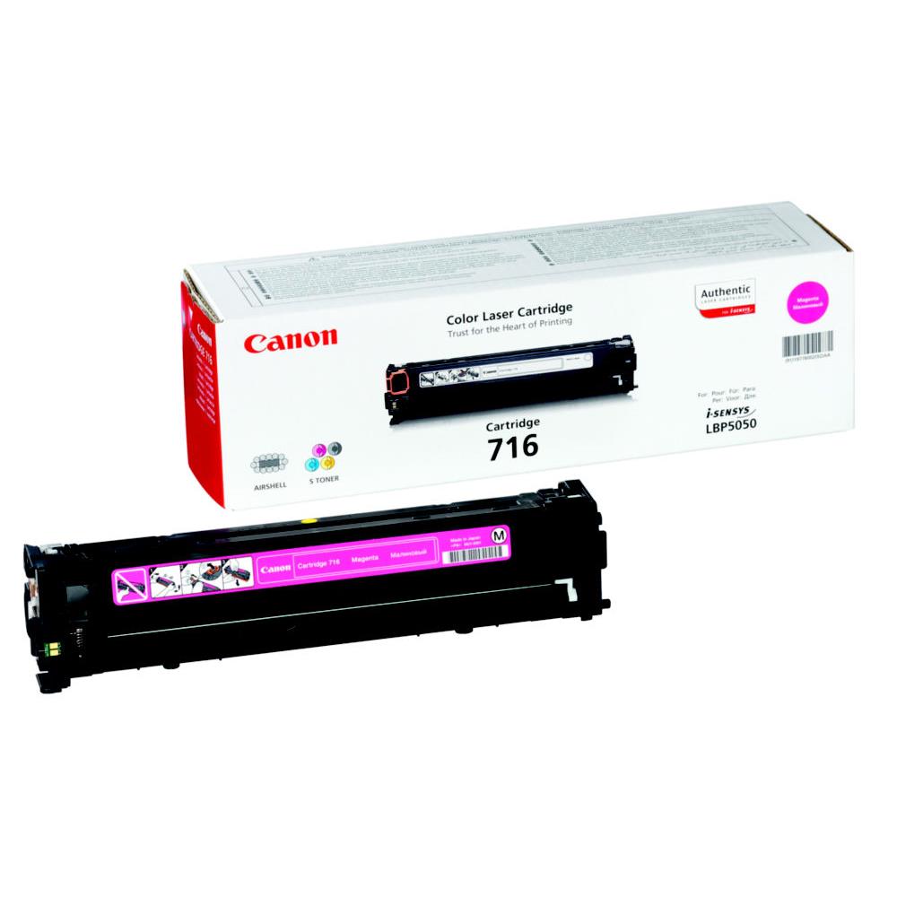 Cartouches de toner - Canon toner 716 cartouche de toner 1 pice(s) original magenta