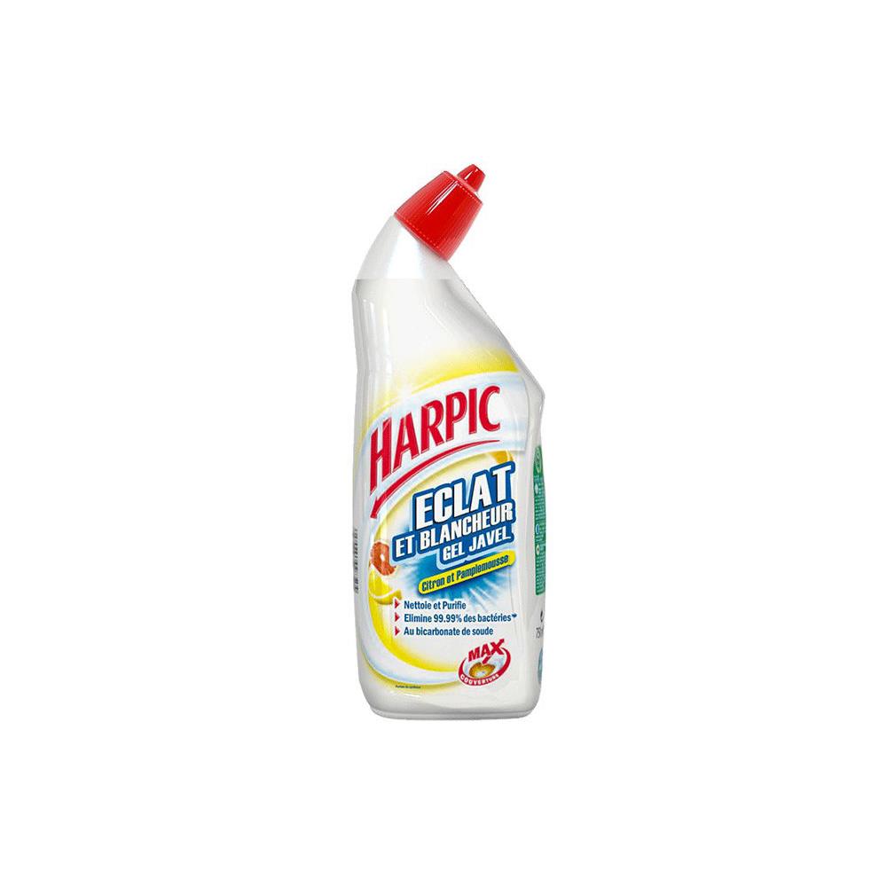 Gel WC Harpic  la javel - parfum frais - 750 ml