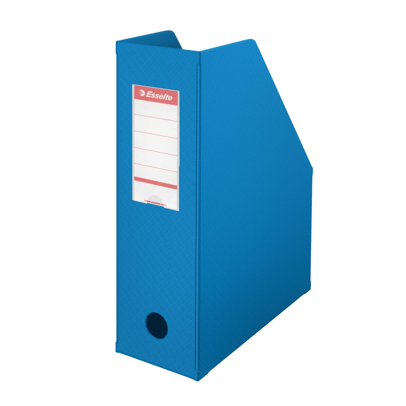 Porte-revues Esselte Confort Class - dos 10 cm - bleu