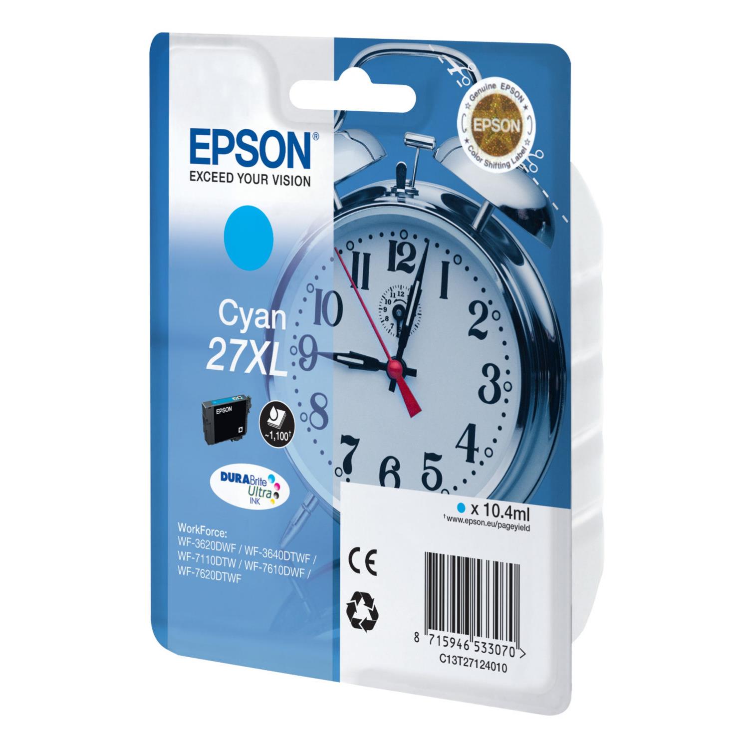 Cartouches pour imprimantes - Epson alarm clock cartouche "rveil" 27xl - encre durabrite ultra c