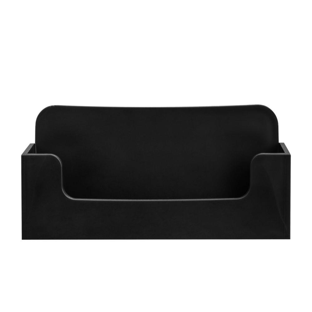 Prsentoir de table de cartes de visite Exacompta - Capacit 50 cartes format paysage - Noir