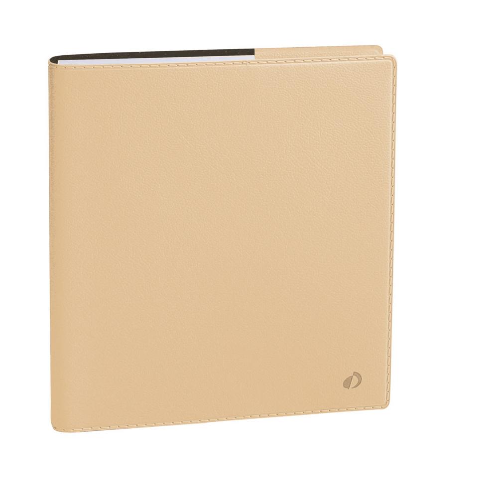 Semainier Planning Quo Vadis TOSCANA 16x16cm Cousu 13 mois dcembre-dcembre beige 90g