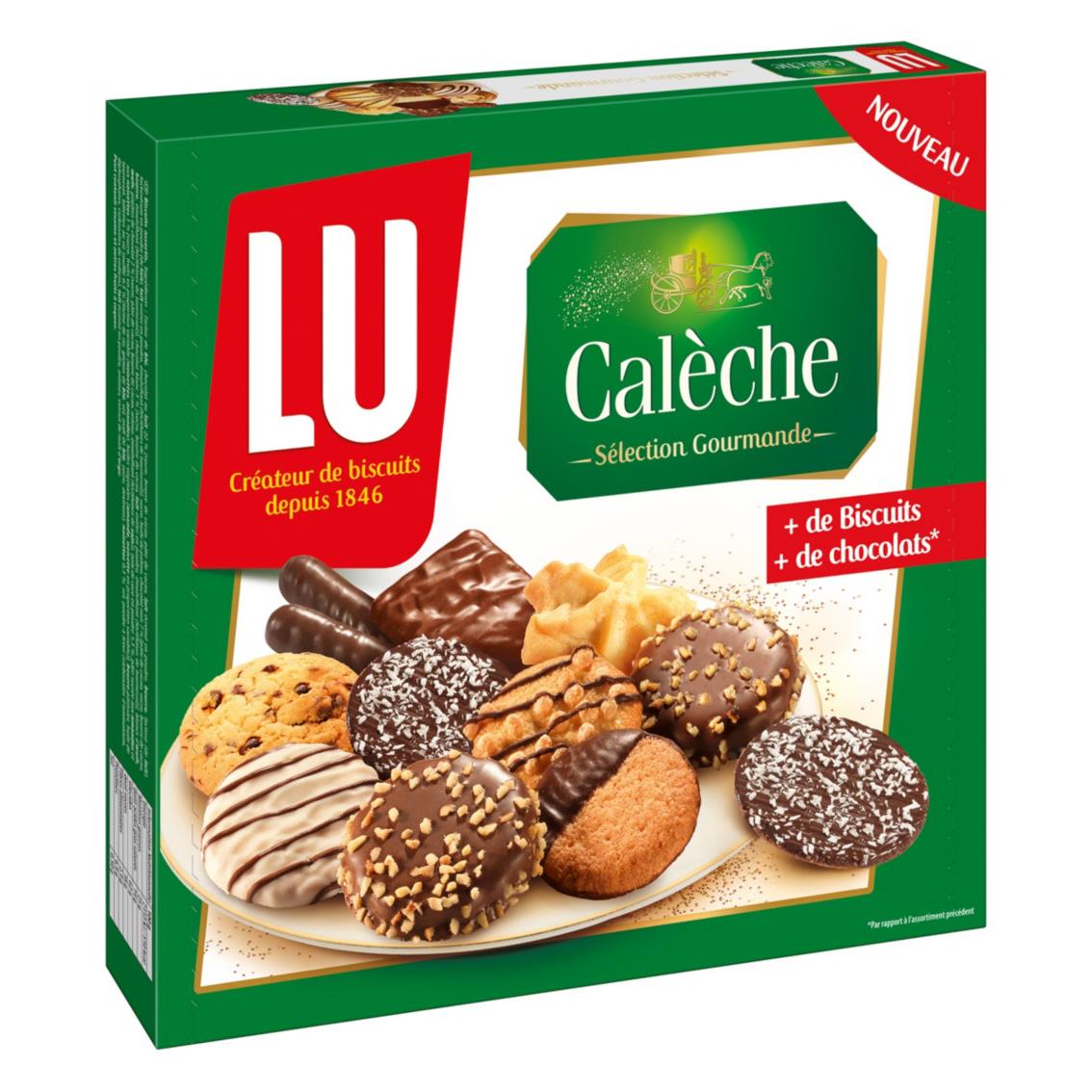 Assortiments de gteaux Caleche de Lu - bote de 250g