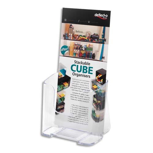 Porte brochure A4 vertical une case 1/3 A4