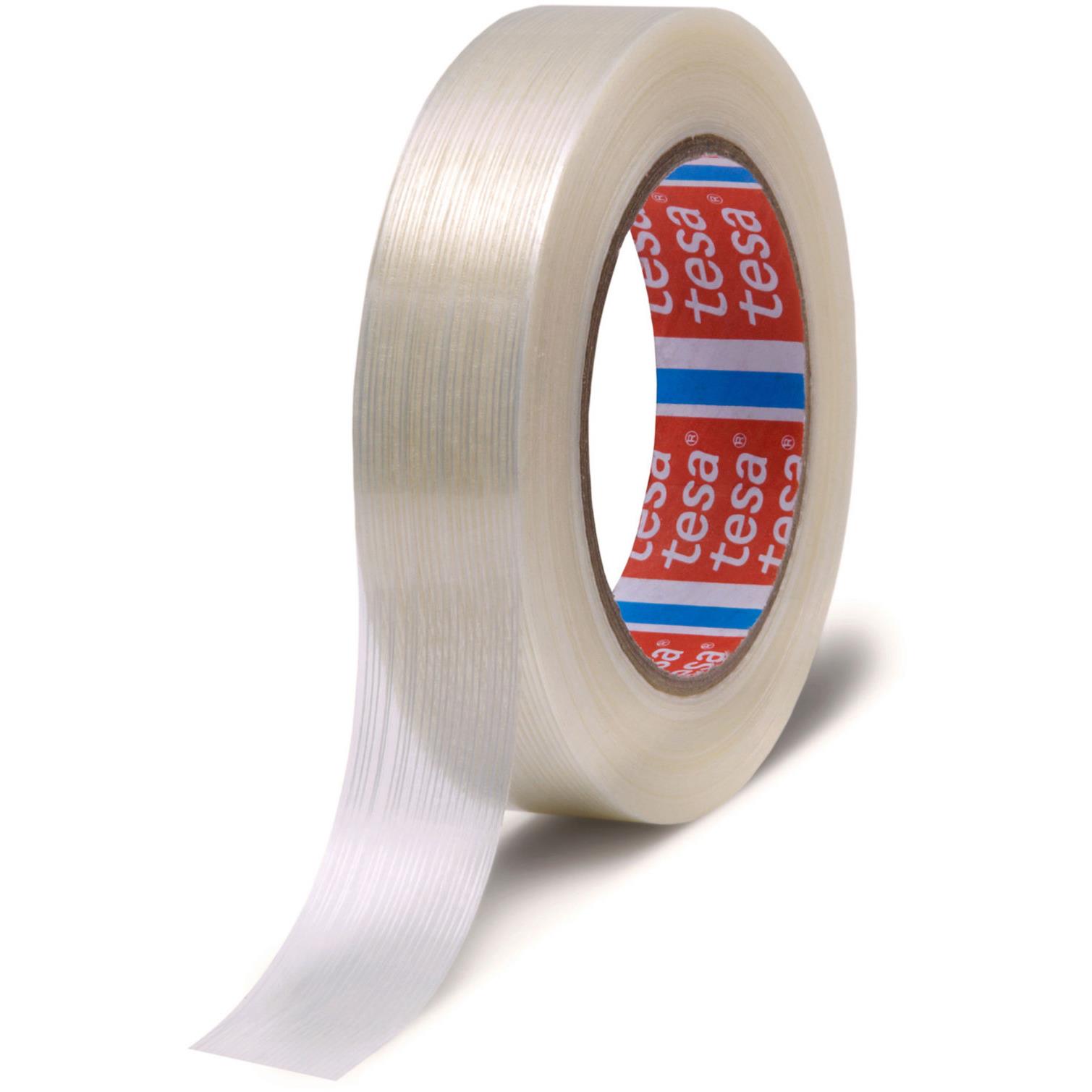 Adhsif arm monofilament en fibres de verres lamines Tesa - 105 microns - H25 mm x L50 m - incolore