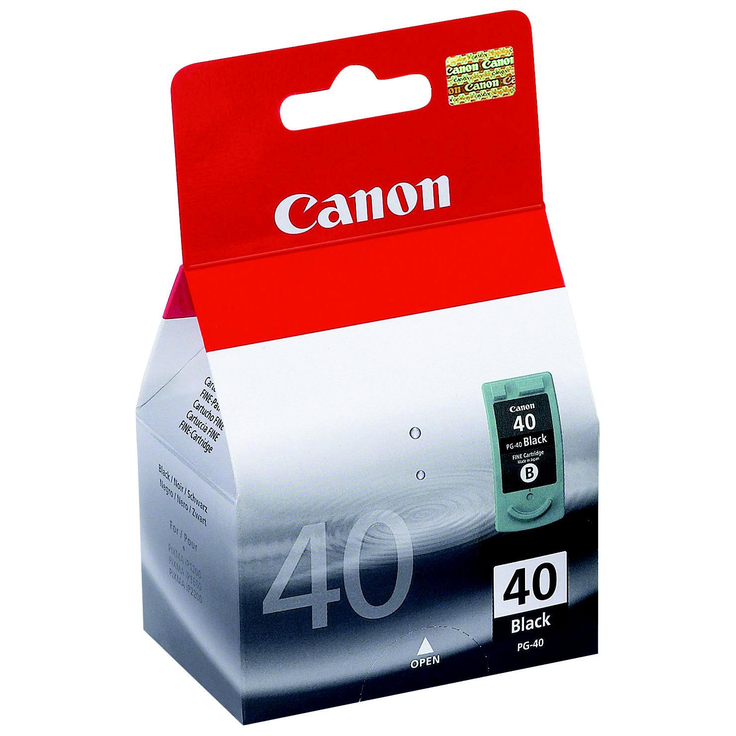 Cartouches pour imprimantes - Canon cartouche d'encre noire pg-40bk