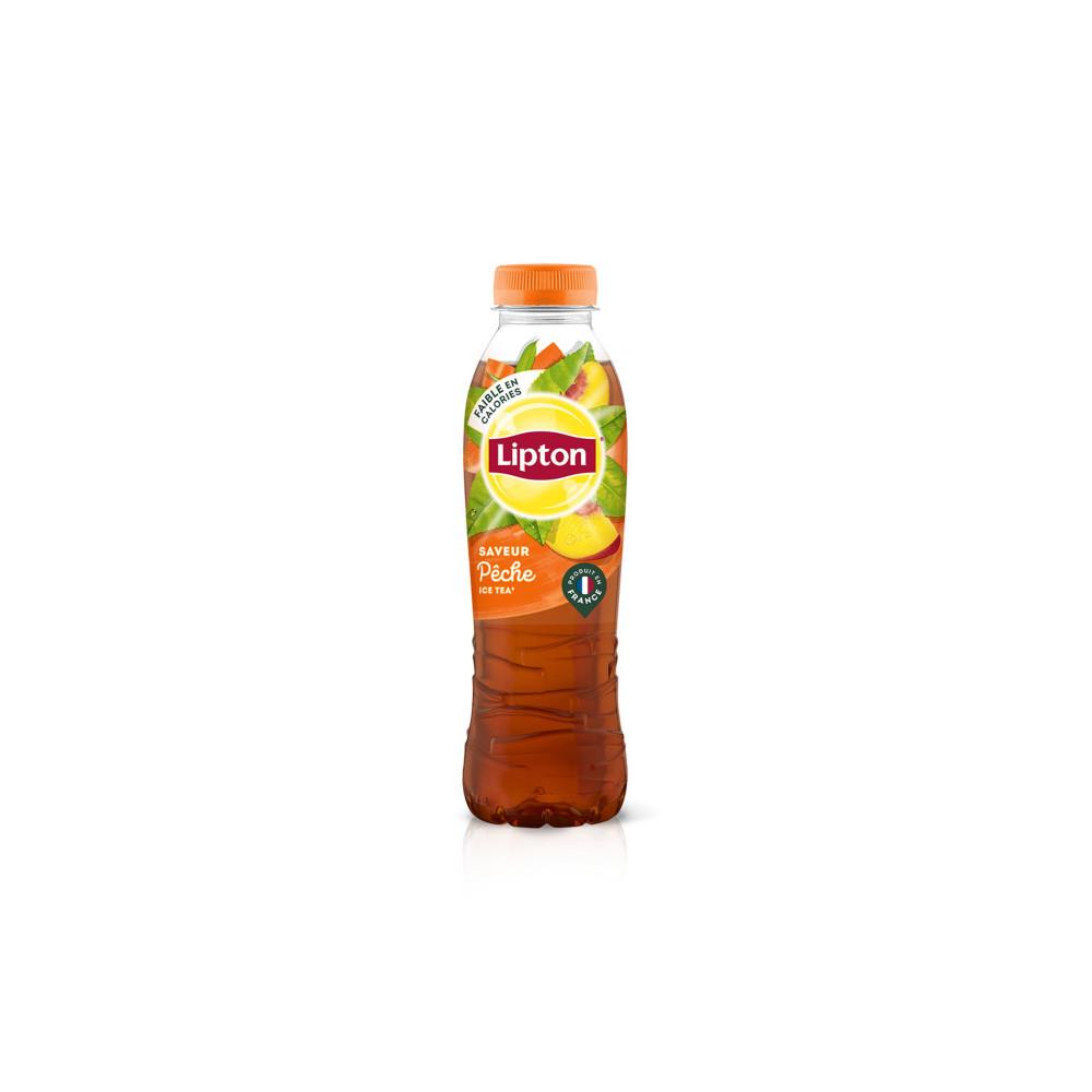 Ice Tea pche 50 cl - bouteille en PET - paquet 12 x 50 centilitres