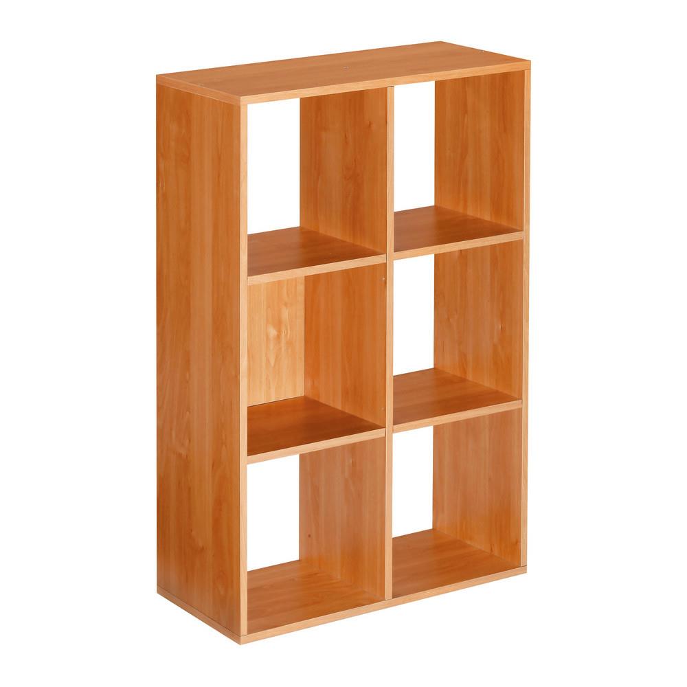 Module biblioth�que multicases classique - 6 cases - aulne