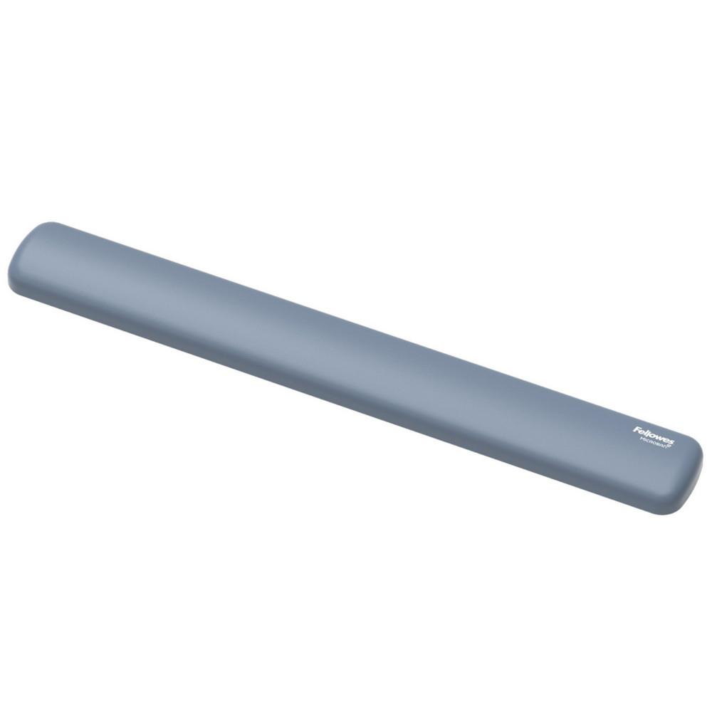 Repose-poignet Breyta Fellowes pour clavier classique - Coussin antibact�rien en silicone doux - L. 47 x P. 6 cm - Bleu