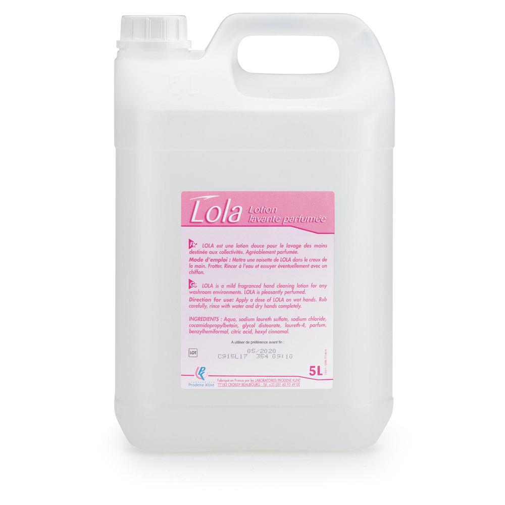 Lotion lavante Lola parfum fleur de pomme - Bidon de 5L pas cher