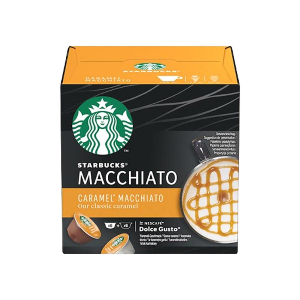 Caf Caramel Macchiato Starbucks pour machine Dolce Gusto - paquet de 12 capsules
