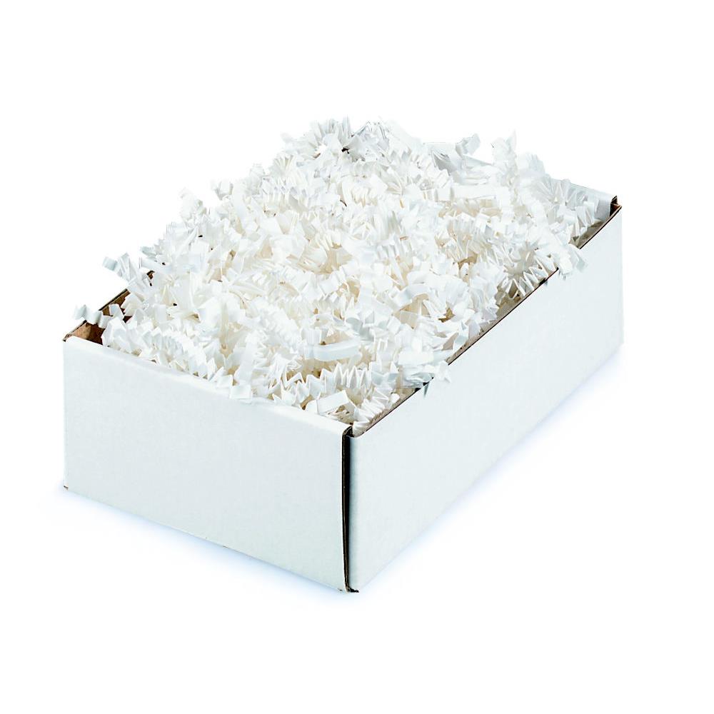 Frisure papier kraft - particules de calage - blanc - paquet de 5 kg
