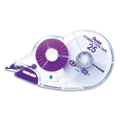 Roller de correction Pentel  - 4,2 mm x 25 m - tr�s grande longueur