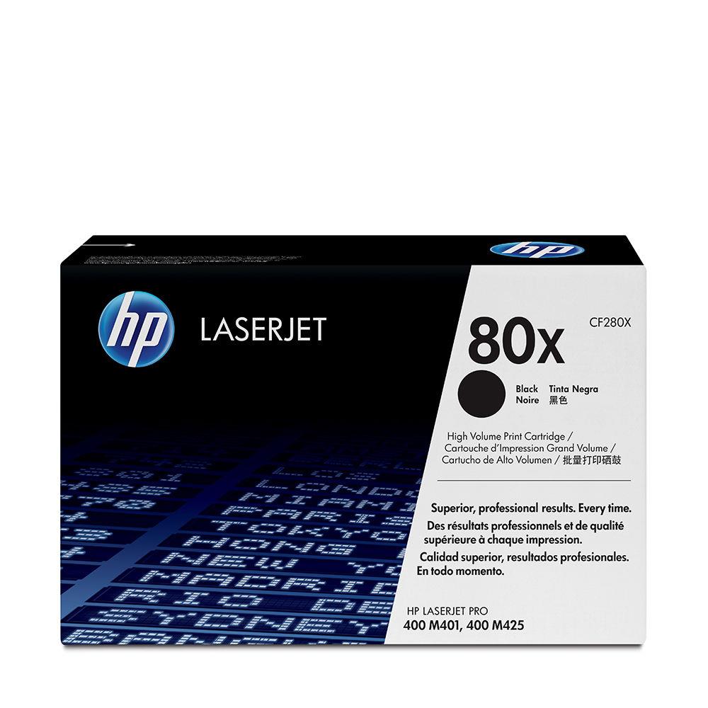 Cartouches de toner - Hp 80x toner laserjet noir grande capacit authentique