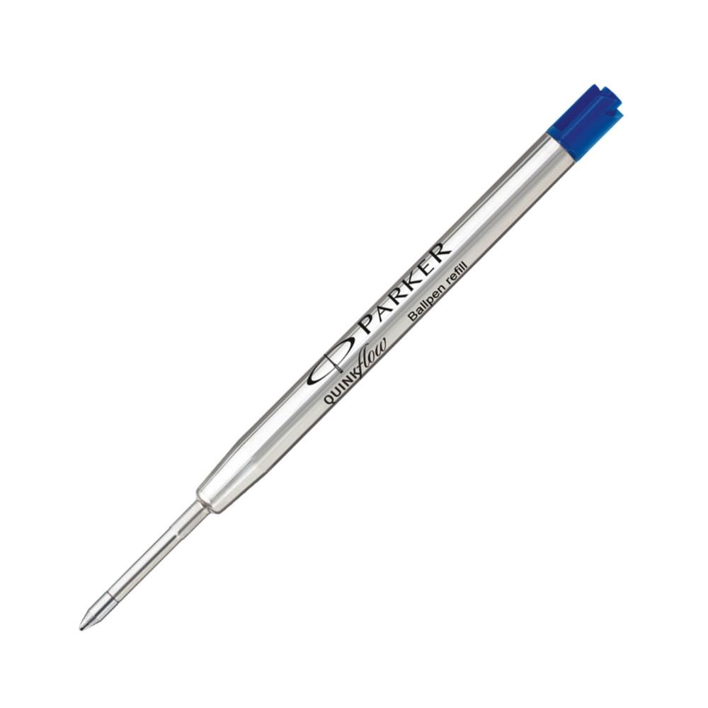 Recharge bille Parker Quinkflow - pointe fine - encre gel - encre bleue