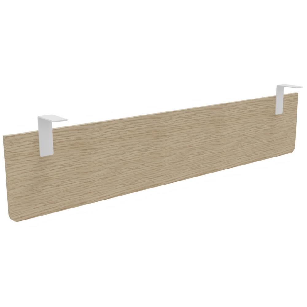 Voile de fond Triomphe , E-Link m�lamin� Ch�ne - Pour bureau L 180 cm fixation blanche