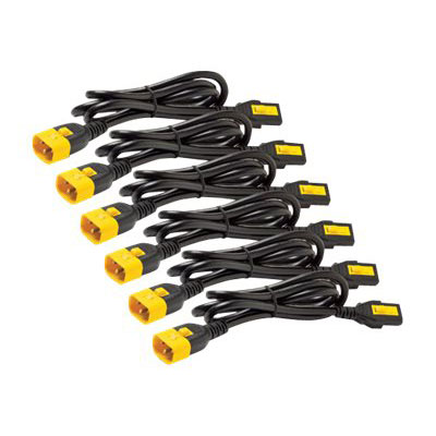 Apc , power cord kit (6 ea), locking, c13 to c14, 1.8m