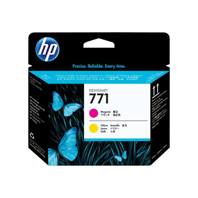 Hp 771 tte d'impression designjet magenta/jaune