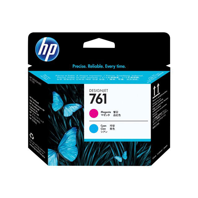 Hp 761 tte d'impression designjet magenta/cyan