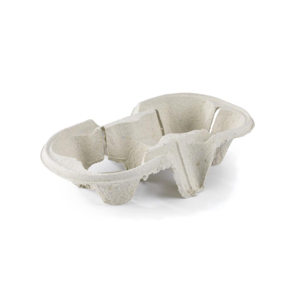 Porte gobelets en fibres 100% recycles Huhtamaki - Lot de 480
