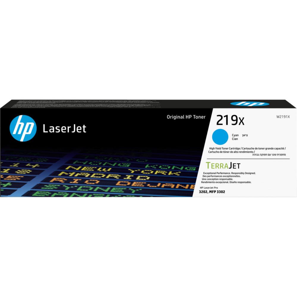 Cartouches de toner - Hp toner cyan grande capacit laserjet authentique 219x