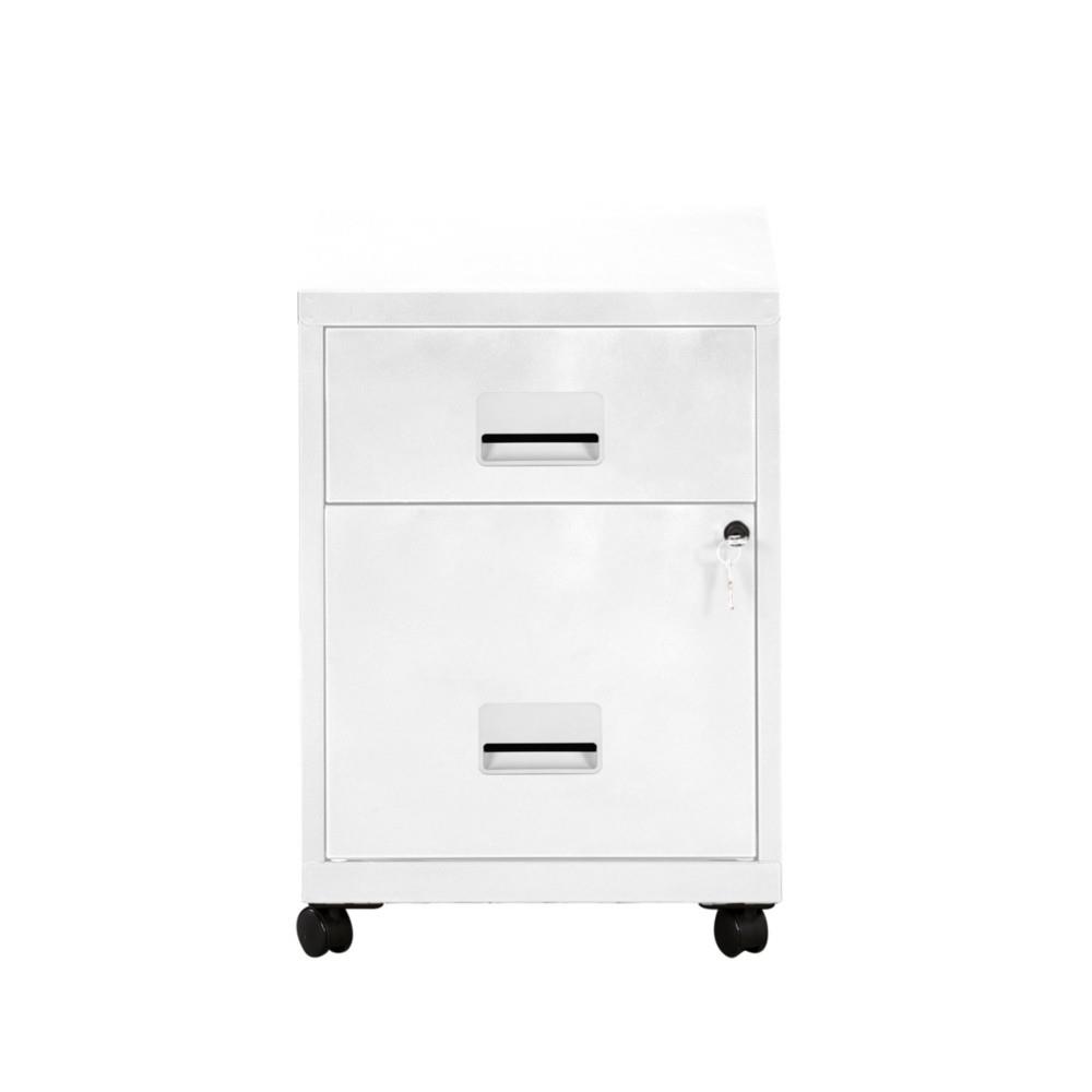 Caisson mobile Horizon - 2 tiroirs - blanc