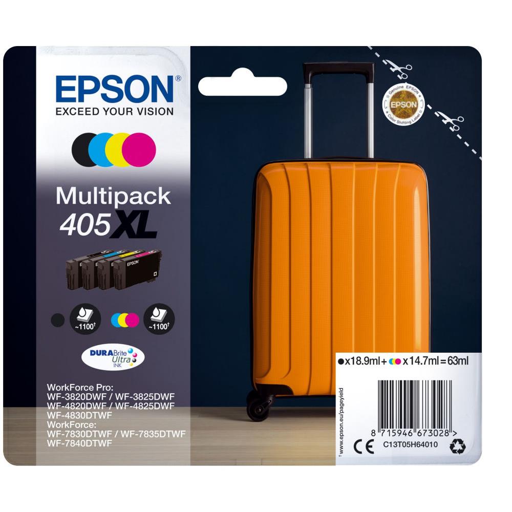 Cartouches pour imprimantes - Epson multipack 4-colours 405xl durabrite ultra ink