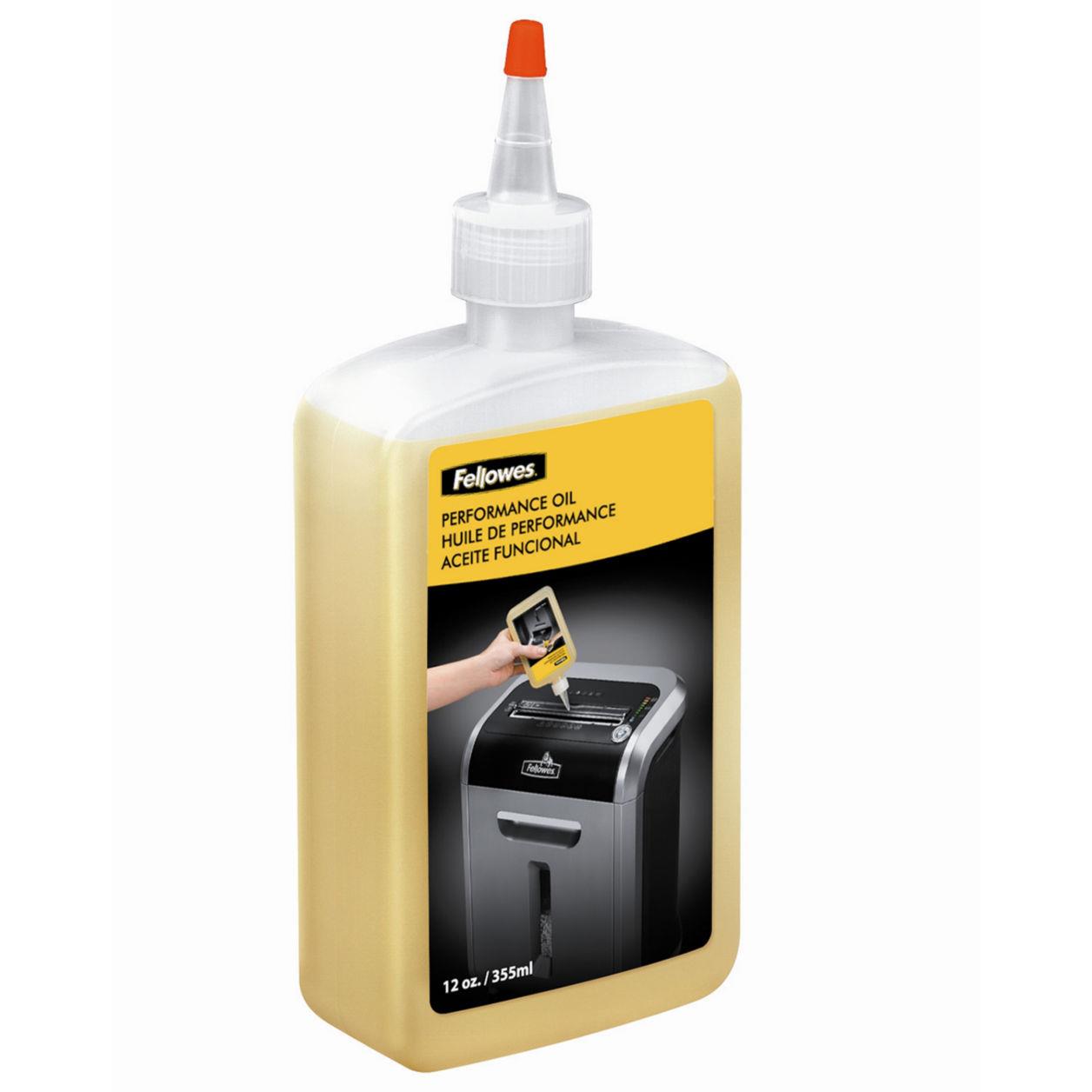 Huile pour destructeur coupe croise - Fellowes - bouteille 350 ml